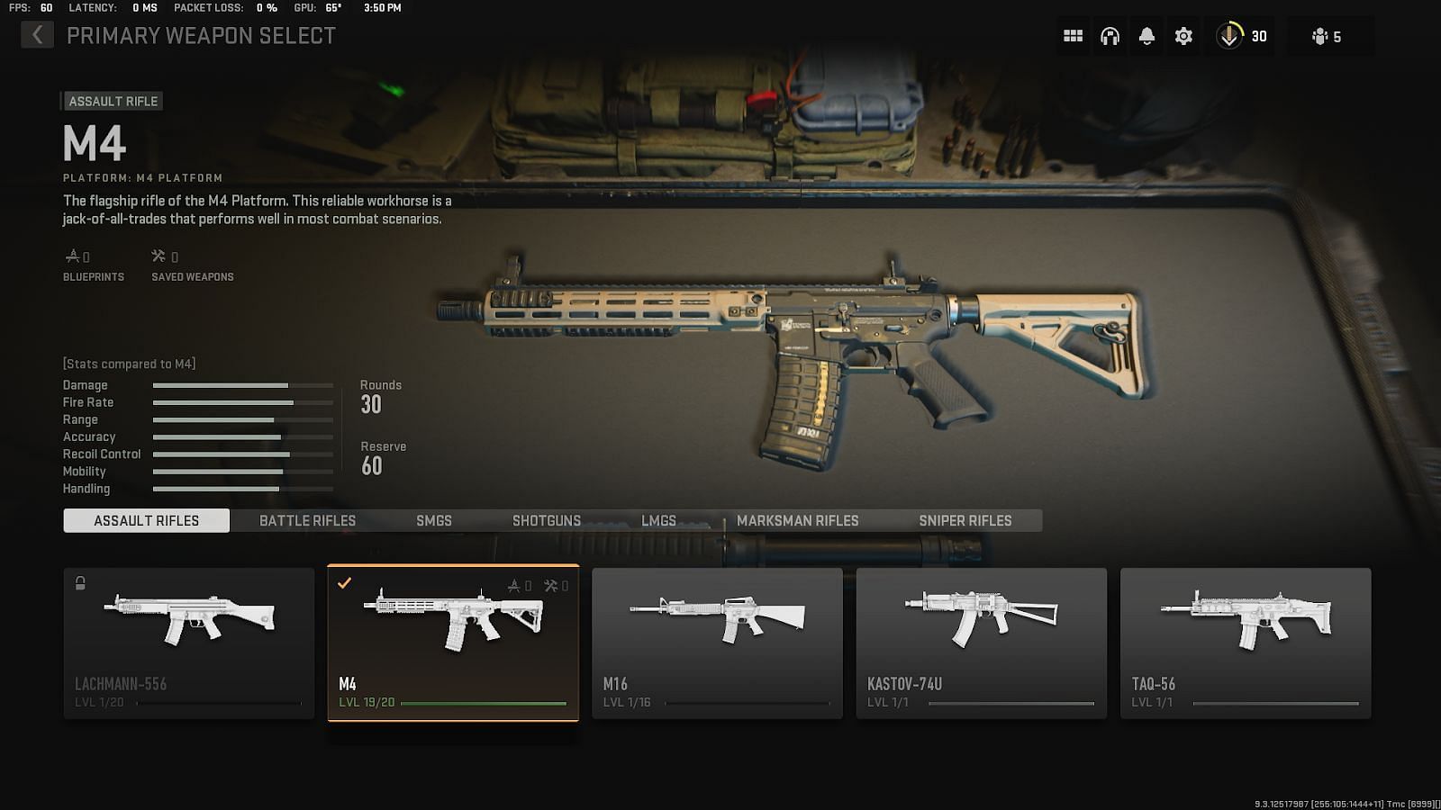 Assault Rifles (Image via Activision)