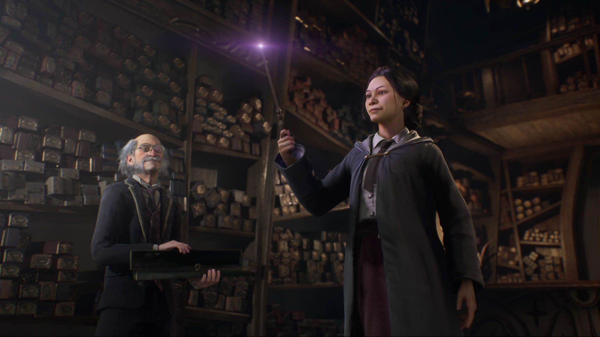 The Wand Ceremony (Image via Hogwarts Legacy)