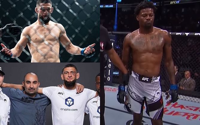 "You got ba**s, man" - 'Real deal' Khamzat Chimaev's coach reveals conversation with Kevin Holland in the cage immediately after fight at UFC 279