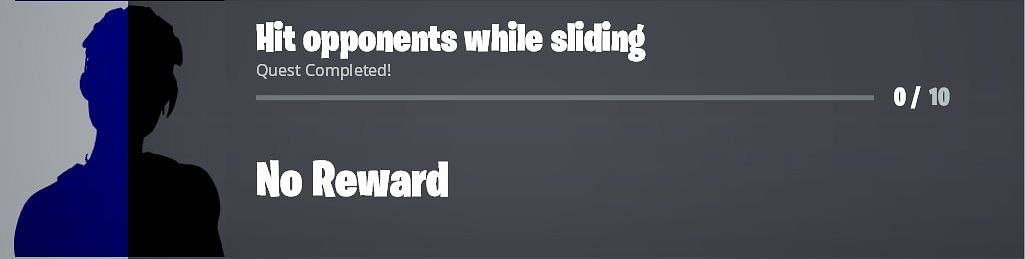 Hit opponents ten times while sliding in Fortnite to earn 20,000 XP (Image via Twitter/iFireMonkey)