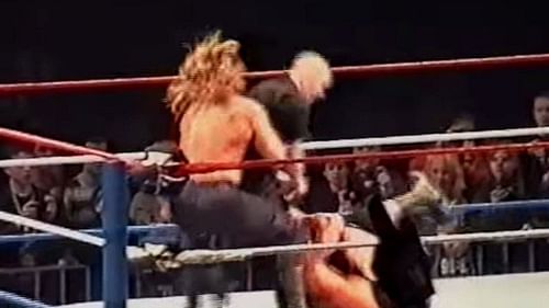 The WWE legend broke character to save Stone Cold
