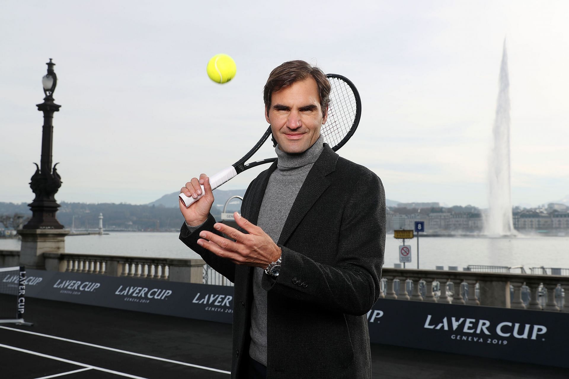 Roger Federer at the Laver Cup Press Conference