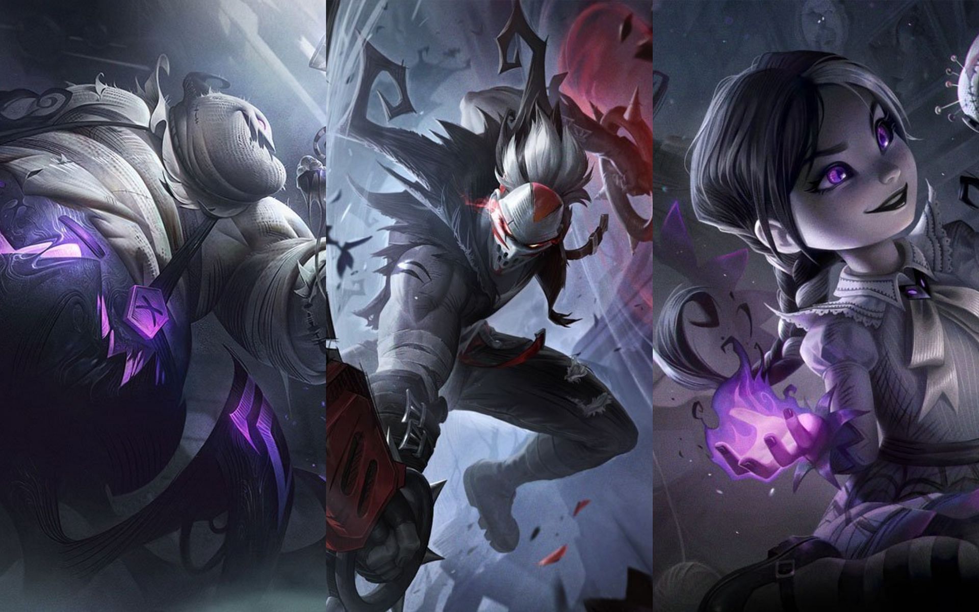 Riot Games reveal a series of upcoming skins set to be released with patch 12.18 (Image via League of Legends)