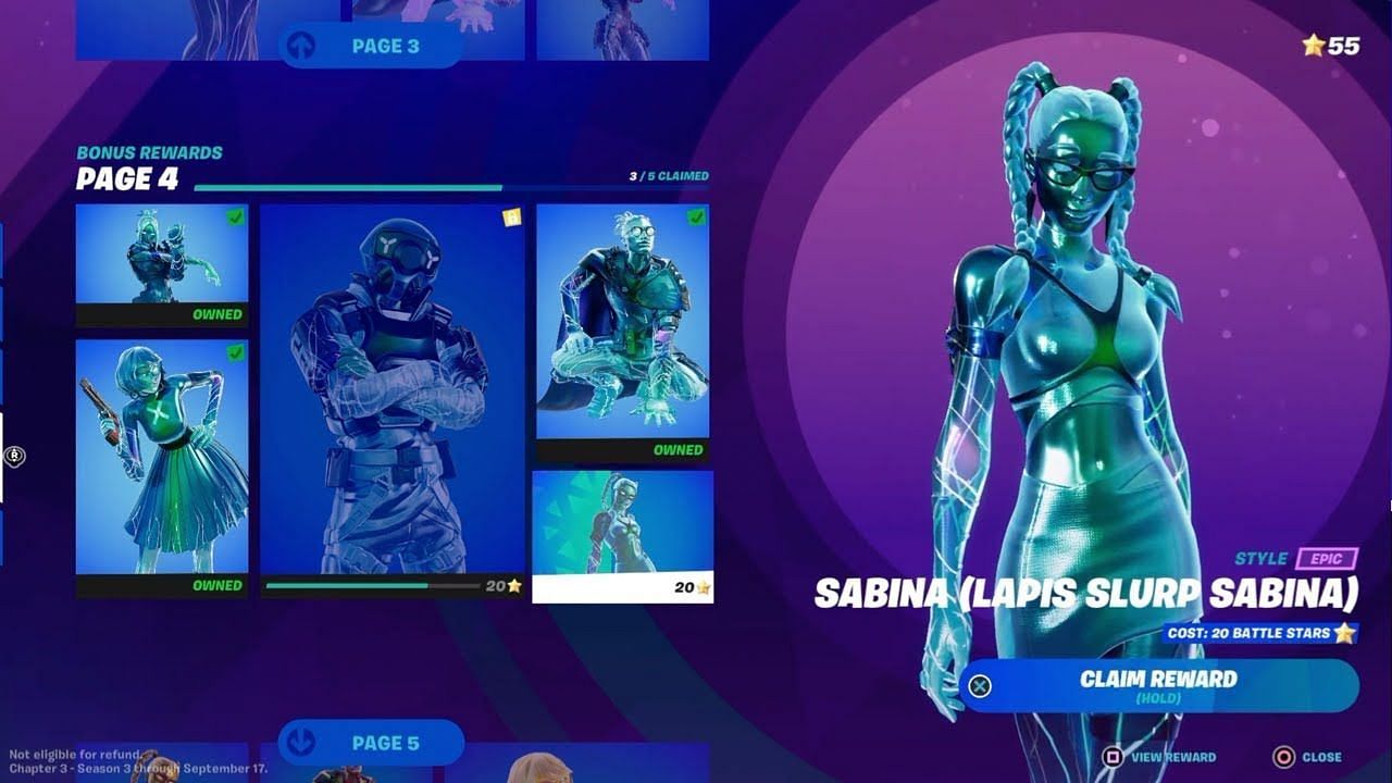 By reaching Level 200, Fortnite players can unlock all the Battle Pass rewards (Image via Epic Games)