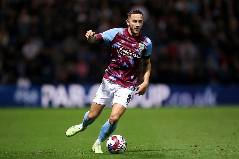 EFL Championship Burnley Home Jersey Shirt 2022-23 for Men