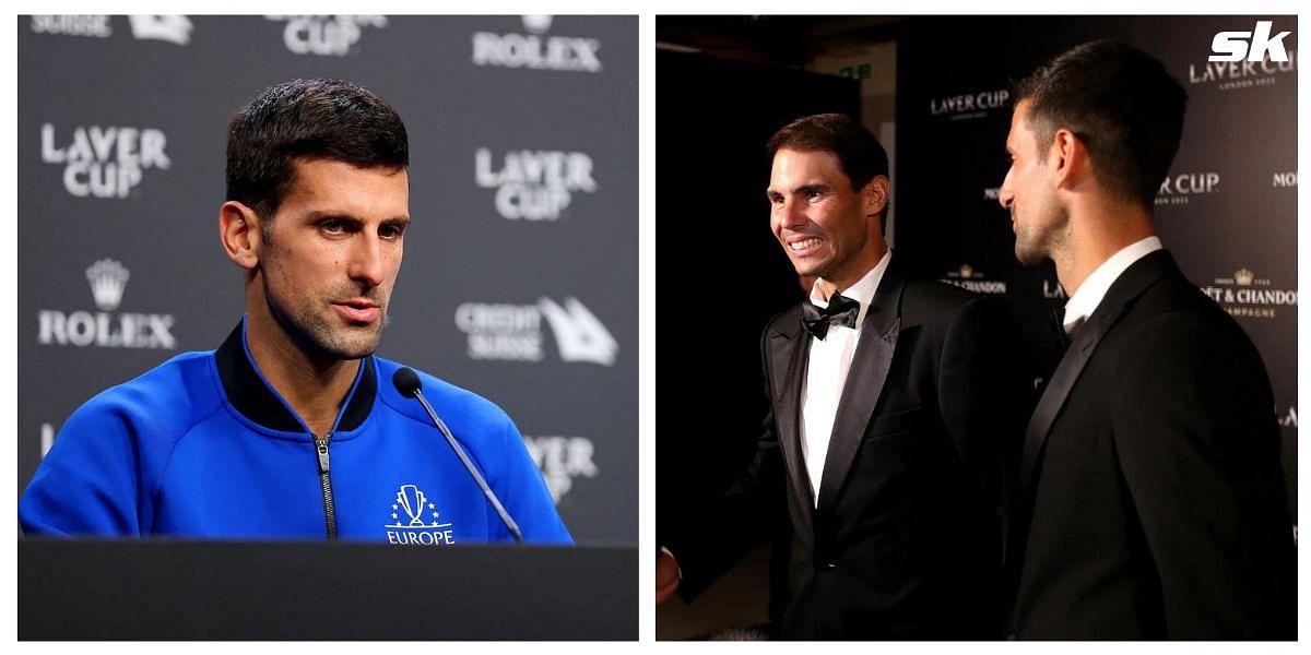 Novak Djokovic and Rafael Nadal