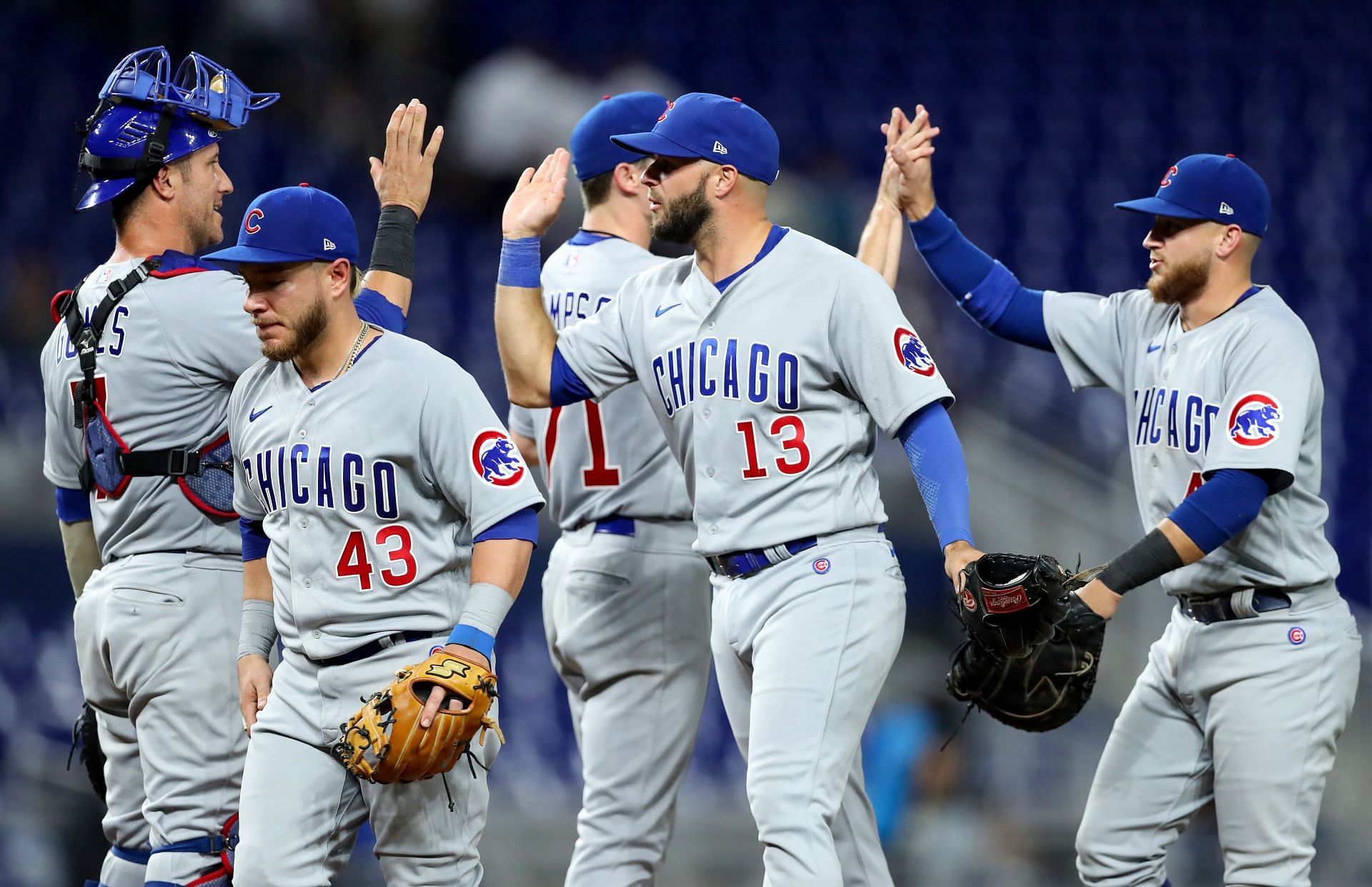 The Chicago Cubs, following their series win against the Marlins.