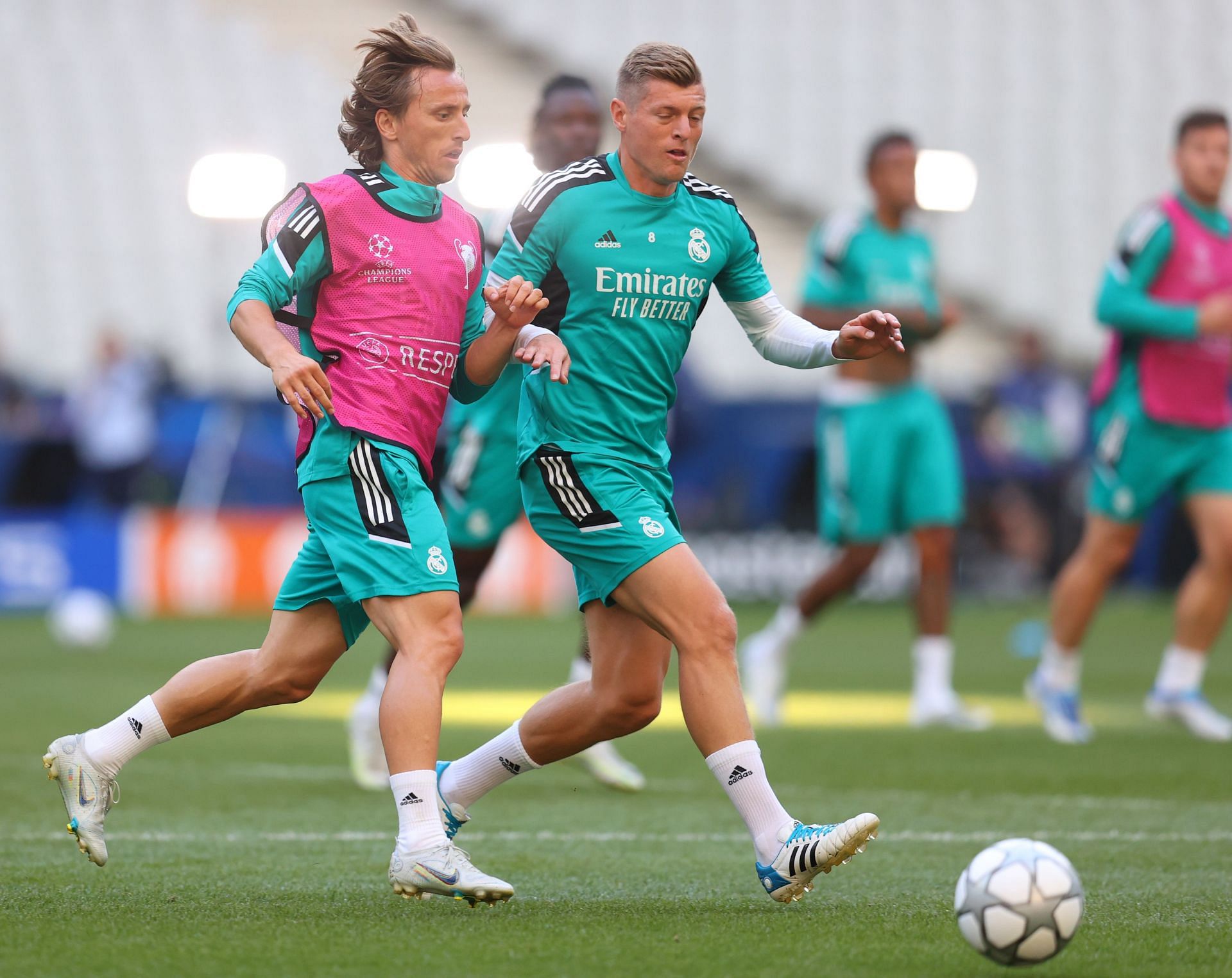Toni Kroos (left) and Luka Modric have been outstanding for Ancelotti.