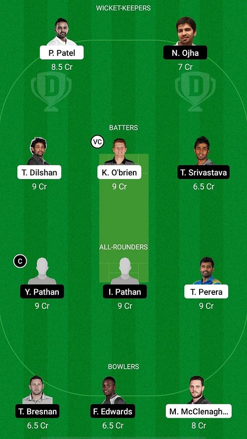 GJG vs BHK Dream11 Prediction - Legends Leagues Cricket