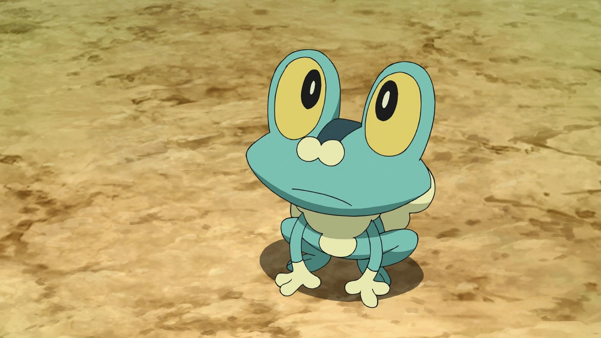 Froakie as it appears in the anime (Image via The Pokemon Company)