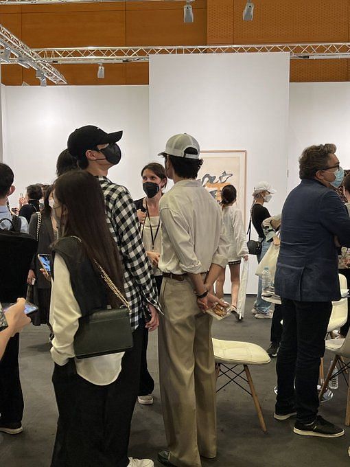 Taehyung & Park Bogum at Liechtenstein Art Exhibition, Model V Is Coming  with Vogue Korea 