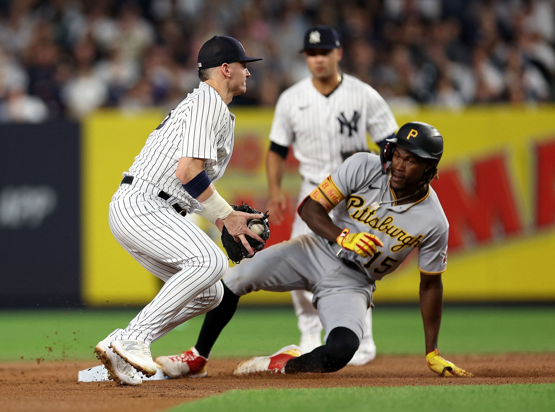 Oneil Cruz during the first inning of the game at Yankee Stadium on Sept. 21.