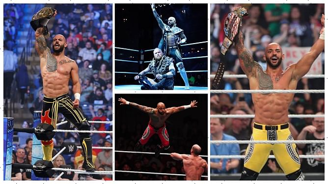 Current WWE Champion sends a two-word message to Ricochet after their first time ever match up