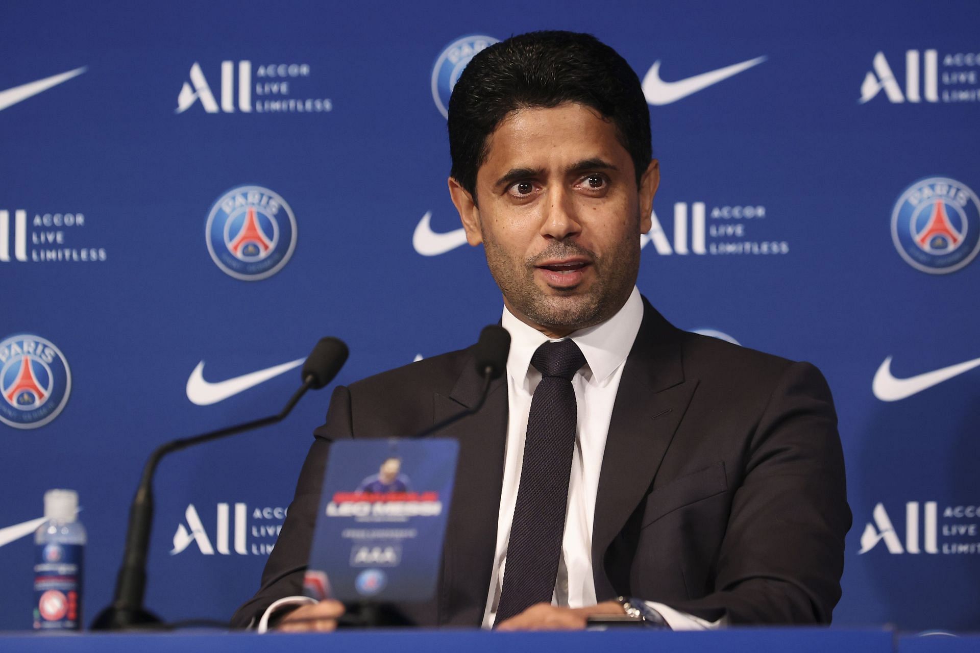 Nasser Al-Khelaifi called out Barcelona for selling their assets.