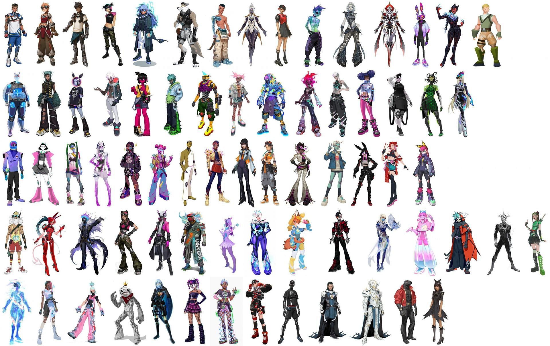 Fortnite survey from August shows upcoming skins (Image via Epic Games)