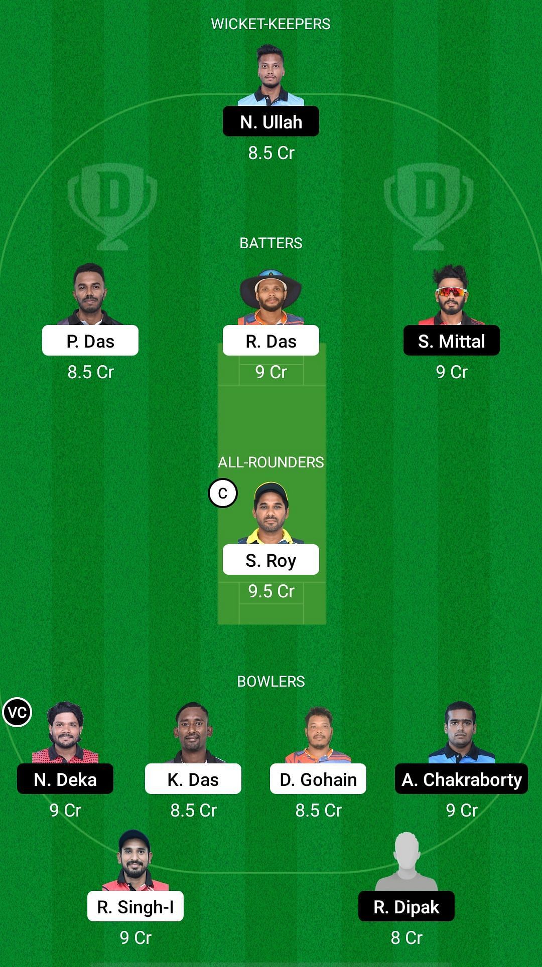 BHB vs DPR Dream11 Prediction - Assam T20