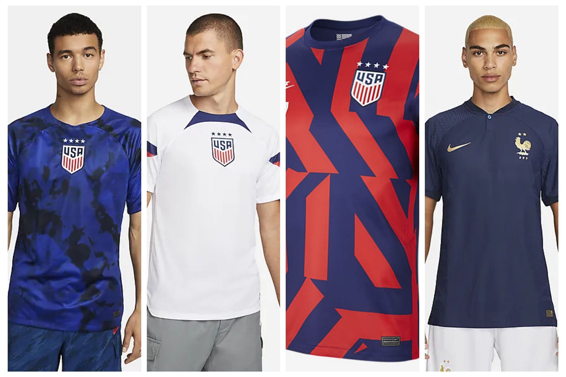 Newly unveiled Nike 2022 FIFA World Cup Federation Away and Home jerseys for 13 countries (Image via Sportskeeda)