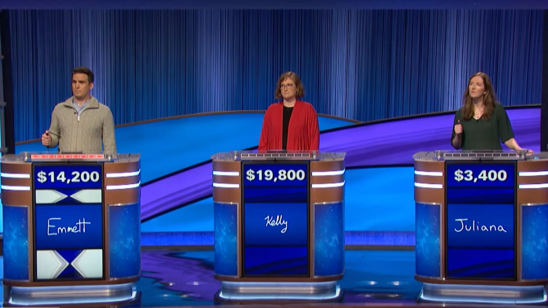 Three players participated in the September 20 episode