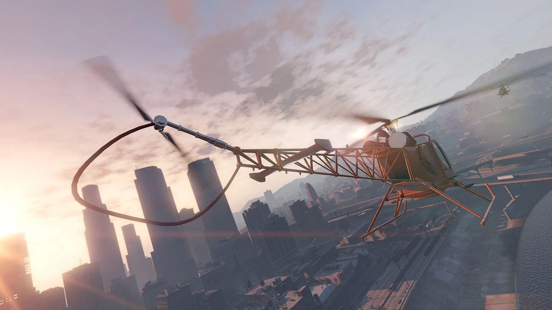 All helicopters operate similarly in GTA 5 (Image via Reddit/Flame_Vixen)