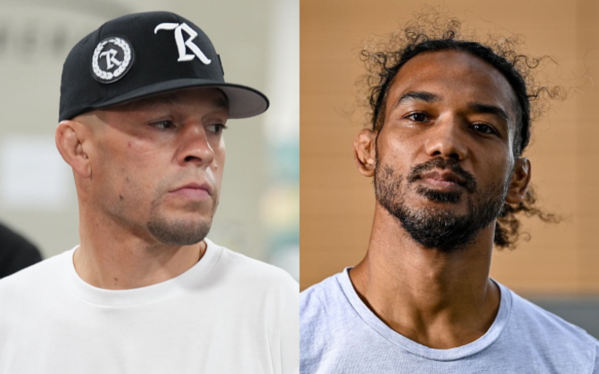 Nate Diaz (left), Benson Henderson (right)