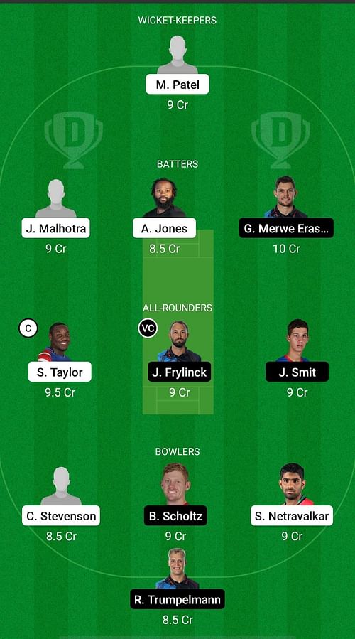 USA vs NAM Dream11 Prediction Team, Match 105, Head to Head League