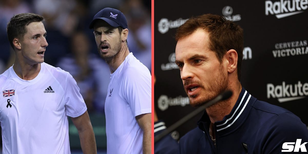 Andy Murray and Joe Salisbury lost 5-7, 6-4, 7-5 to Rajeev Ram and Jack Sock in the Davis Cup.