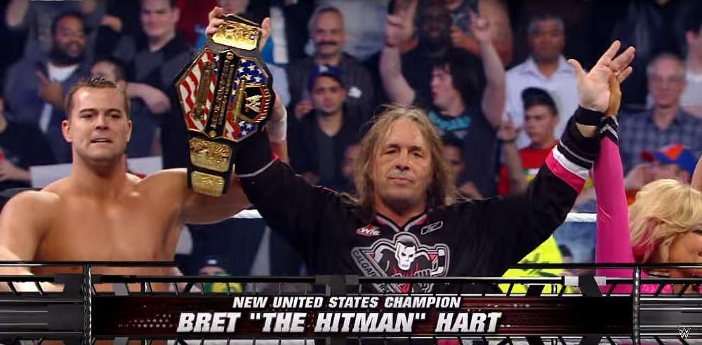 Bret Hart would win the US Title in his home country of Canada following his WWE return in 2010