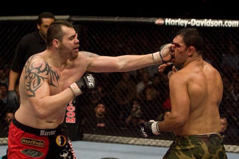 Antonio Rodrigo Nogueira survived a hellacious beating to defeat Tim Sylvia in 2008