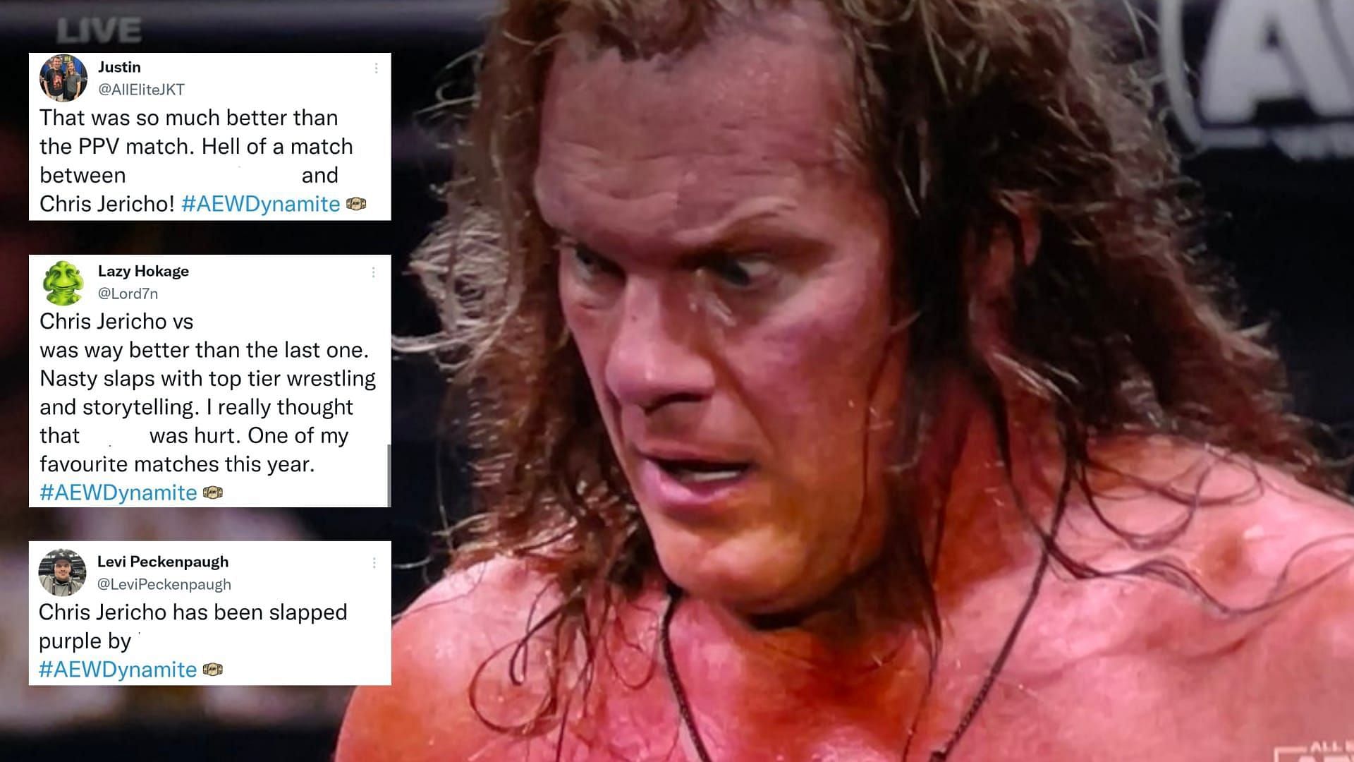 Chris Jericho starred in the main event of AEW Dynamite.