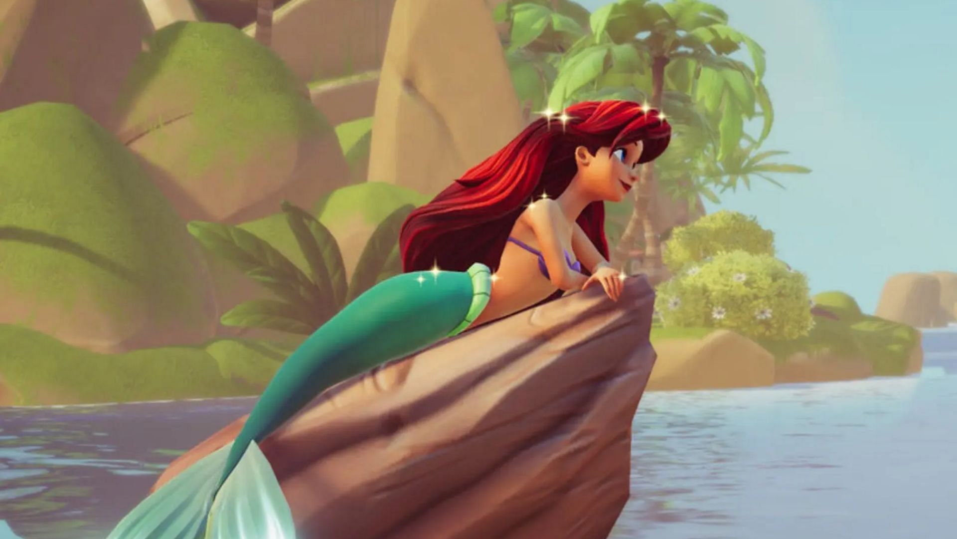 Ariel is one of the several disney characters present in the game (Image via Disney Dreamlight Valley)