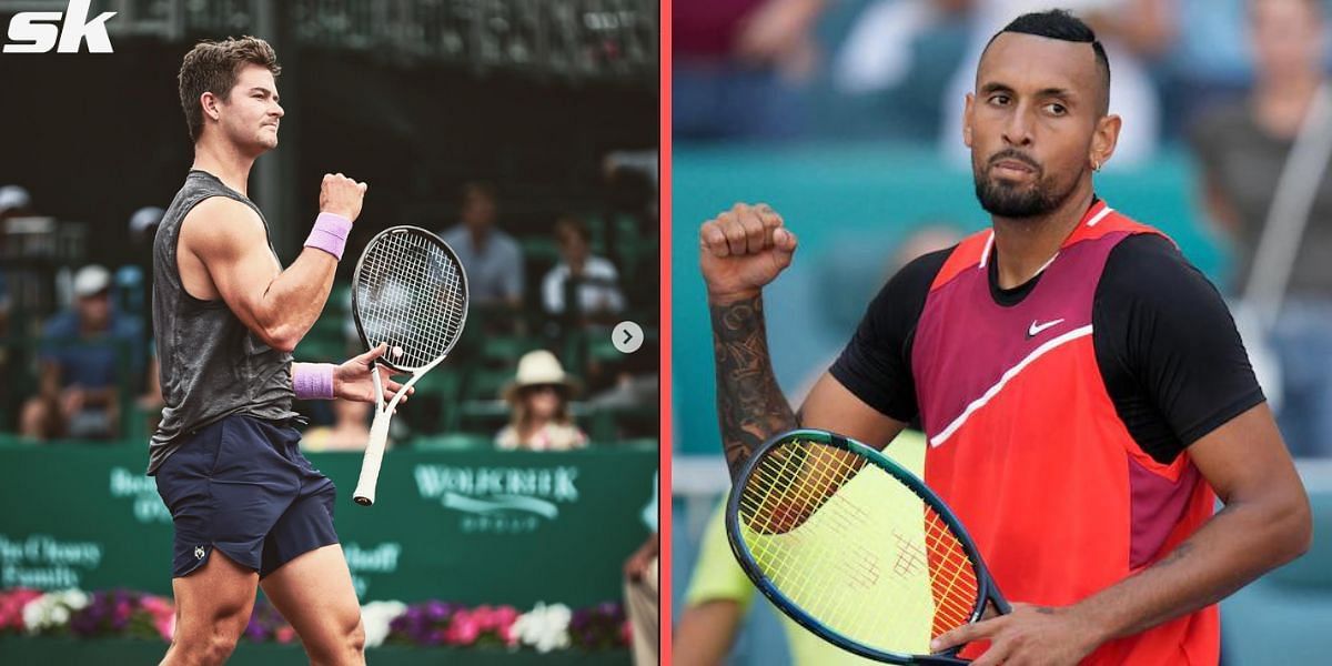 Nick Kyrgios vs J.J. Wolf in 2022 US Open 2nd round 