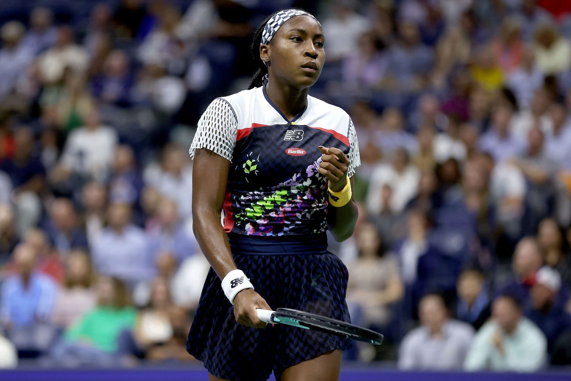 Coco Gauff lost to Caroline Garcia in the quarterfinals of the US Open