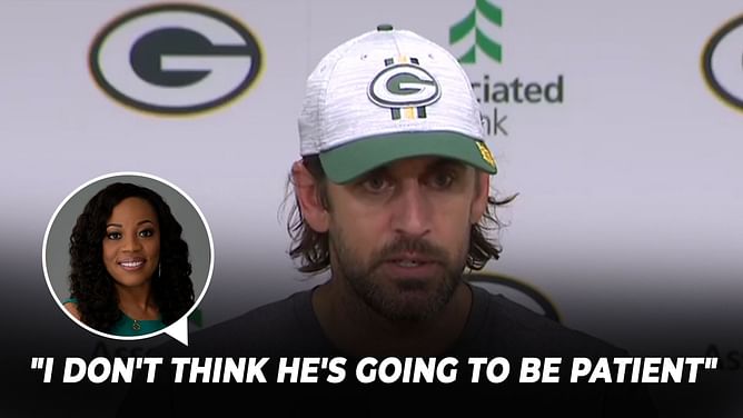 "The frustration, the eye rolls, the shrug, he's not a patient person" - NFL analyst slams Aaron Rodgers for putting up a fake persona for the media