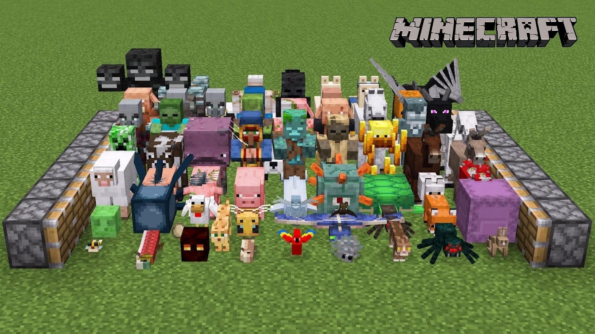 MOBS do Minecraft na VIDA REAL