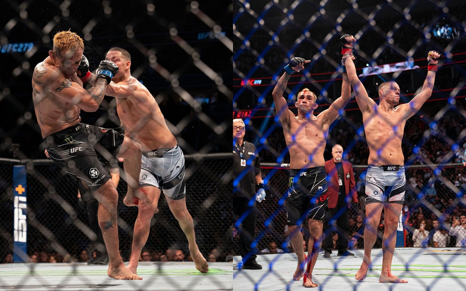 UFC 279: Nate Diaz vs. Tony Ferguson [Photo credit: @UFC on Twitter]