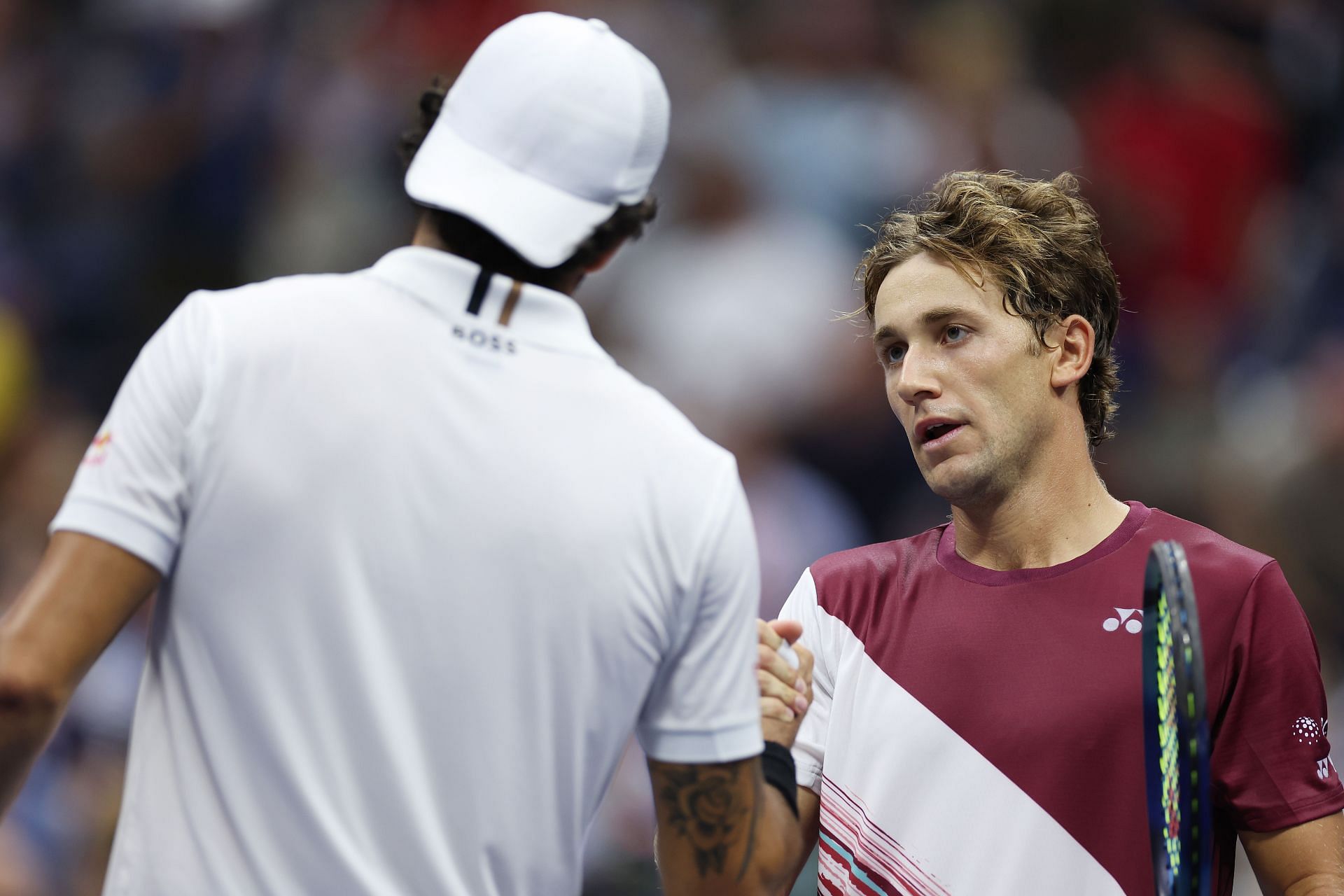Casper Ruud beat Matteo Berrettini to reach the semifinals of the US Open