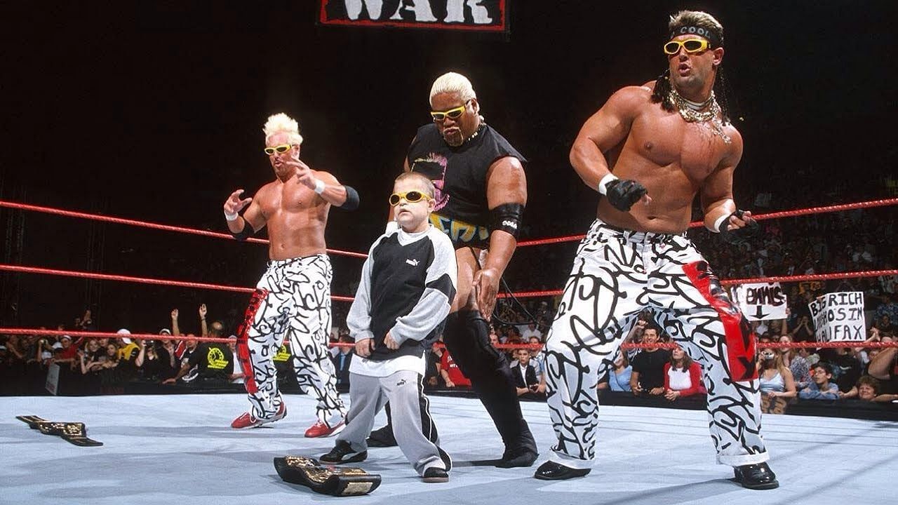 Too Cool, shown here with late rap star Joe C, was one of the most entertaining tag teams during the Attitude Era.