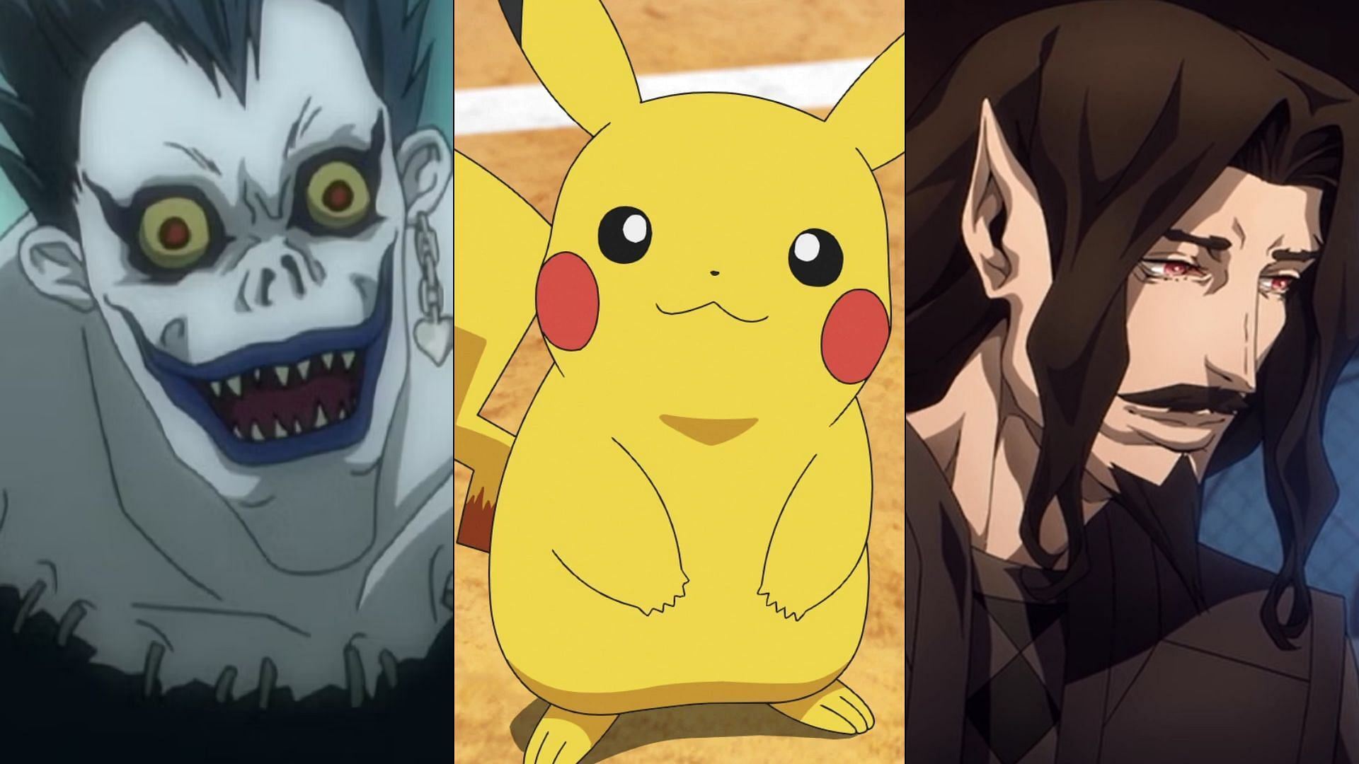 Some notable monsters in anime