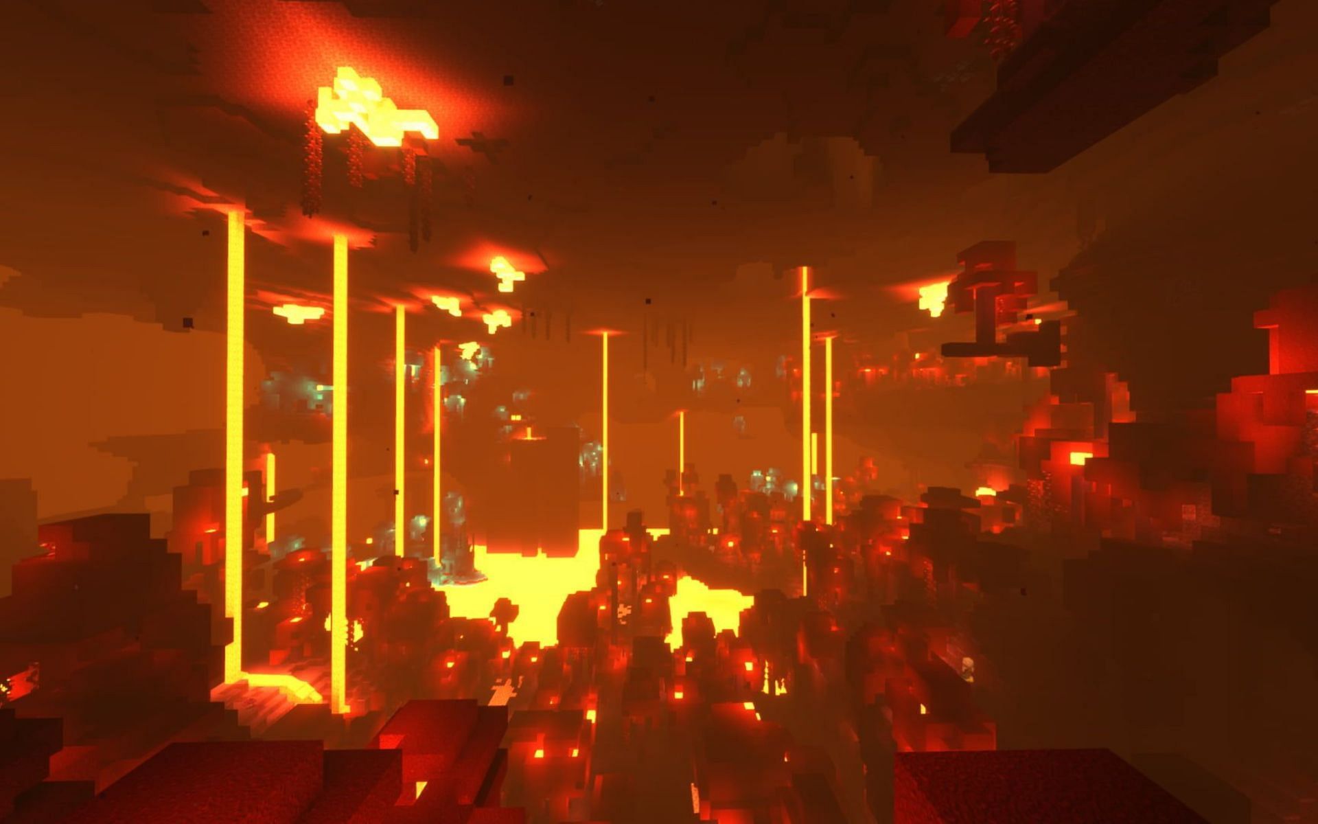 The Nether is a dangerous place (Image via Minecraft)