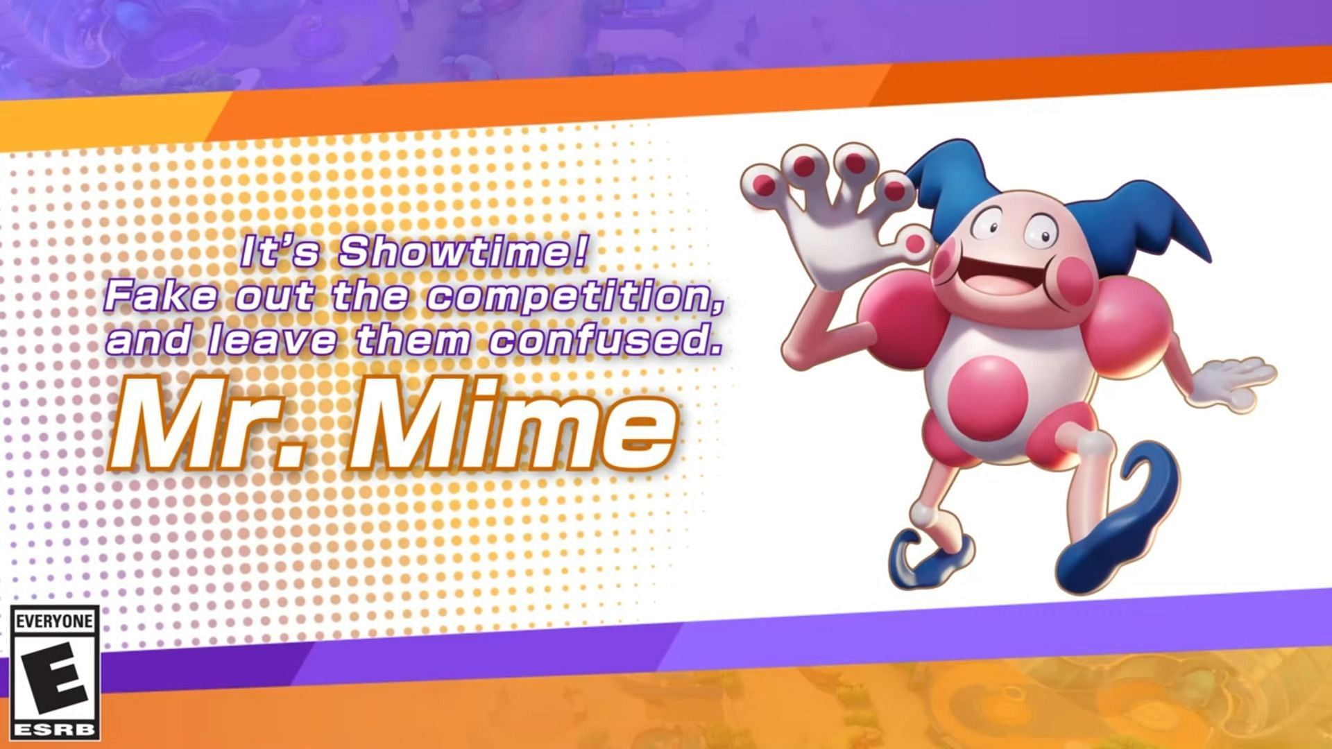 Official imagery for Mr. Mime used in the official reveal trailer (Image via The Pokemon Company)