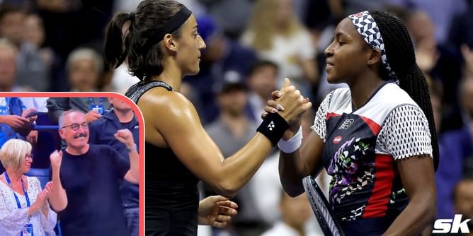 Watch: Caroline Garcia’s father does a victory dance to celebrate his daughter making history at US Open 2022
