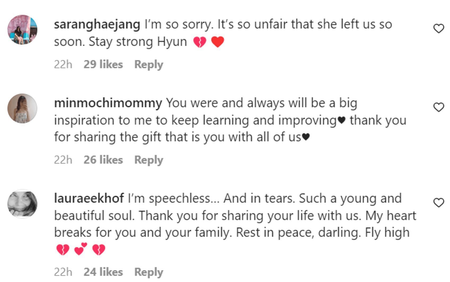 Netizens react to HojuSara&rsquo;s death (Image via hojusara/Instagram)