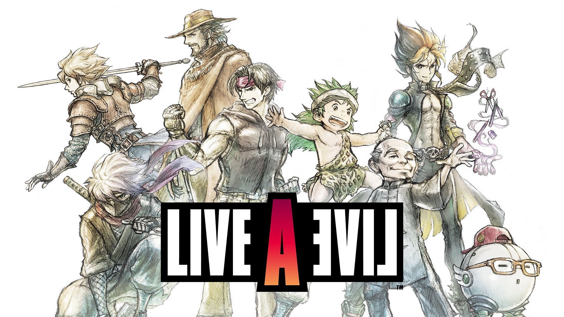 Meet the eccentric characters from Live a Live (Image via Square)