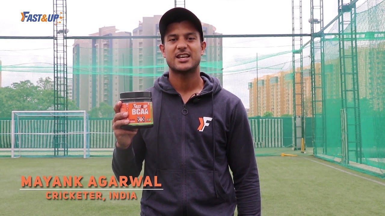 Mayank Agarwal is the official brand ambassador for FAST&amp;UP (Image via FAST&amp;UP)