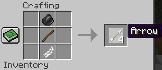 Arrows in Minecraft