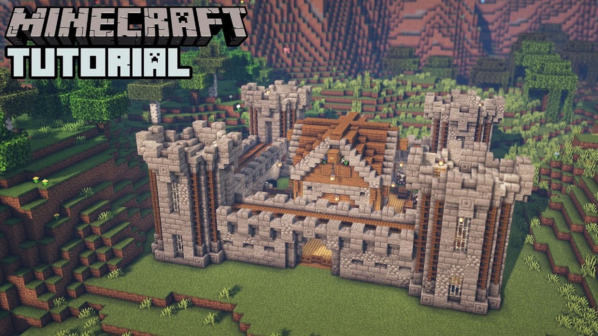 It&#039;s often wise to begin with the central keep before moving out to the walls (Image via YouTube/ItsMarloe)