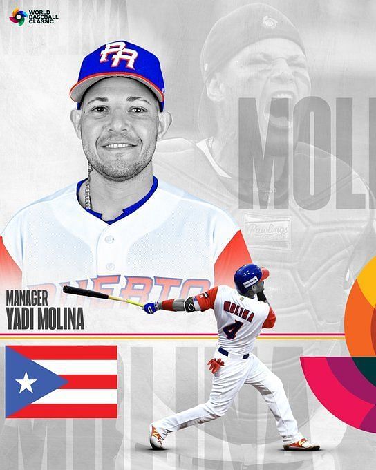 Yadier Molina Signed Puerto Rico World Baseball Classic Jersey (JSA)