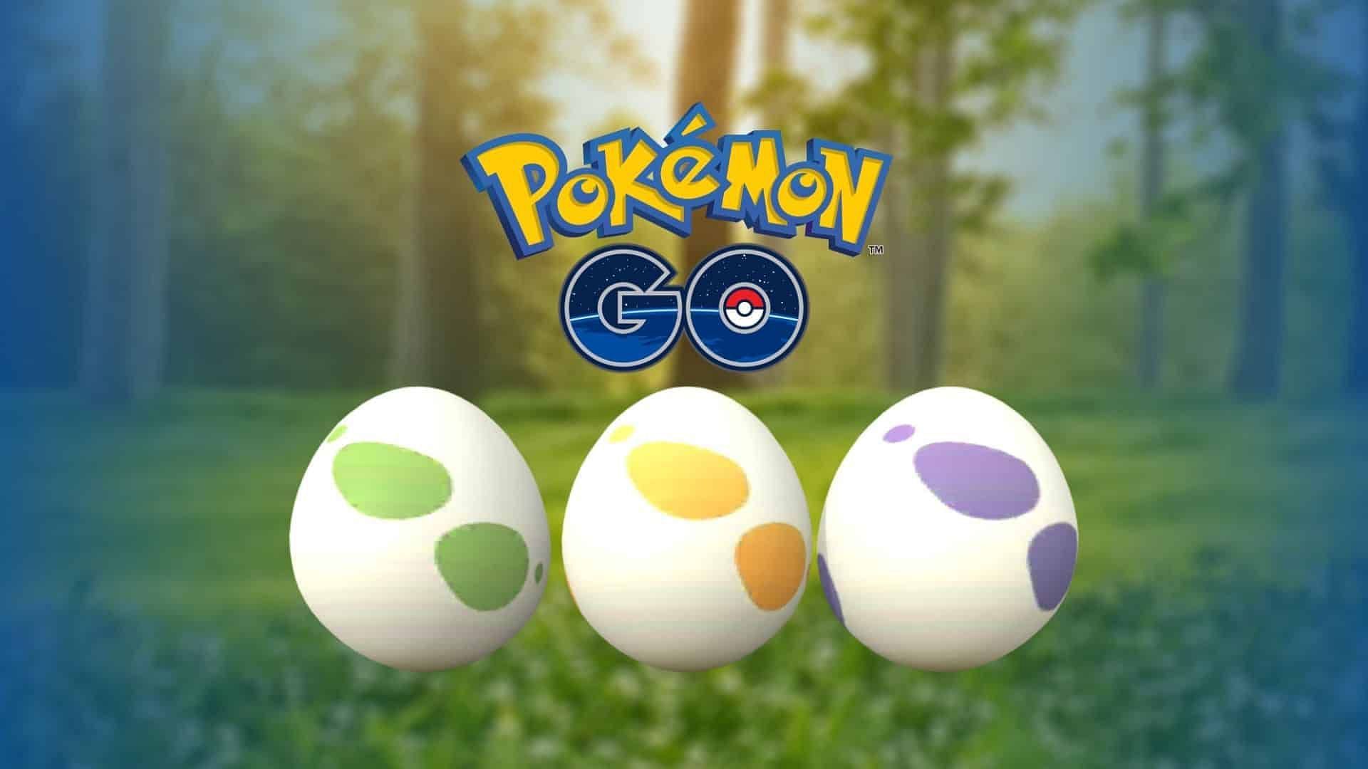 Pok&eacute;mon GO eggs for September (Image via The Pok&eacute;mon Company)