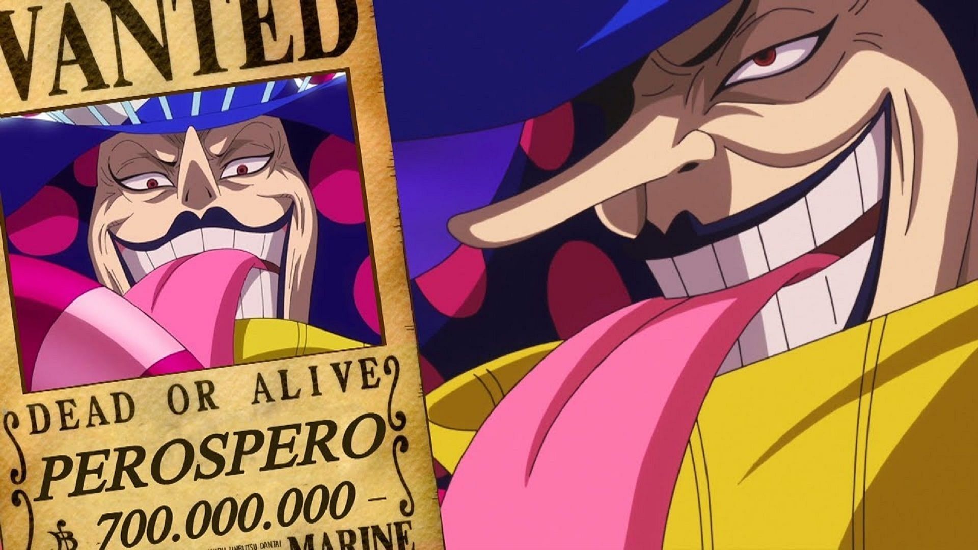 While a greater bounty doesn&#039;t necessarily mean greater strength, Perospero&#039;s bounty is higher than that of at least one Sweet Commander (Image via Toei Animation, One Piece)one