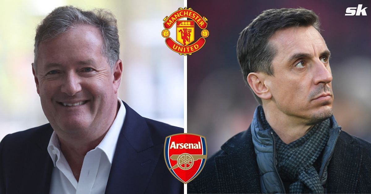Neville and Morgan make bet over United versus Gunners